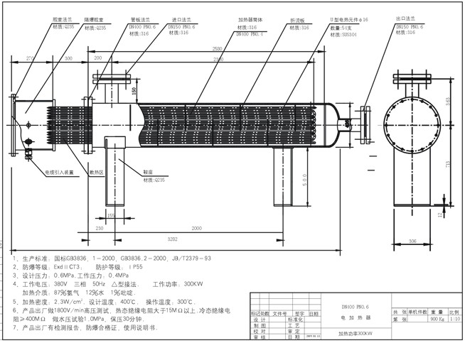 熱風循環(huán)管道發(fā)熱器